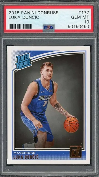 Luka Doncic Donruss RC · PSA 10