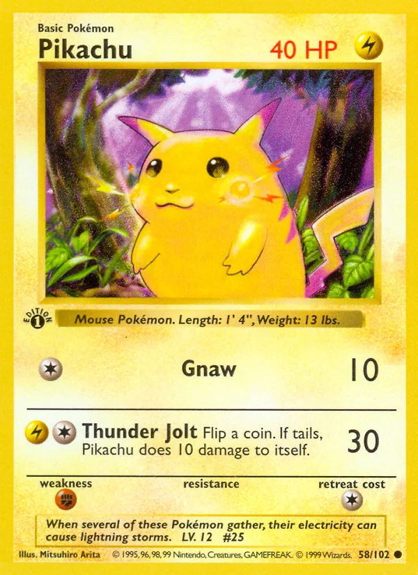 Pikachu Base Set